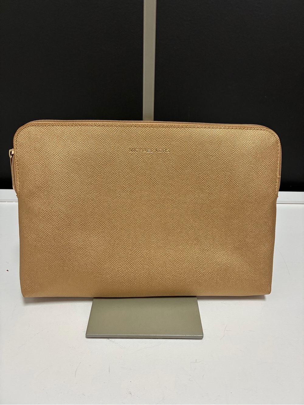 Michael Kors Gold Metallic iPad Pouch